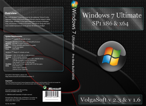 Windows 7 Ultimate SP1 х86-x64 VolgaSoft v 2.3 & v 1.6 (2012) Русский