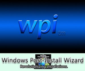 Windows Post-Install Wizard (WPI) v.8.5 (20120 Русский + Английский