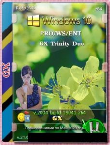 Windows 10 сборка PRO/WS/ENT 2004 GX Trinity Duo Pro, Pro WS, Enterprise.