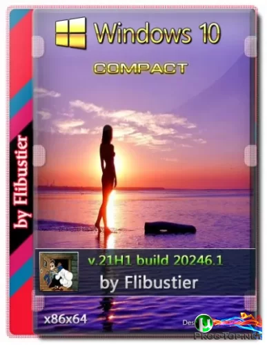 Сборка Windows 10 от Flibustier 21H1 Compact 20246.1 (x64)
