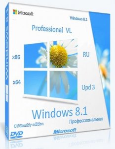Microsoft® Windows® 8.1 Professional VL with Update 3 x86-x64 Ru by OVGorskiy 03.2021 2DVD