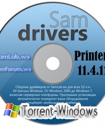 SamDrivers 11.4.11 Printers - Сборник драйверов для принтеров и МФУ под Windows (2011) PC