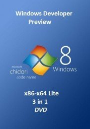 Microsoft Windows Developer Preview x86-x64 en-US Lite 3 in 1 DVD-4.7