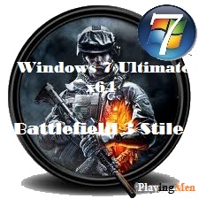 Windows 7 x64 Ultimate Battlefield 3 Style v.1.0 (2012) Русский