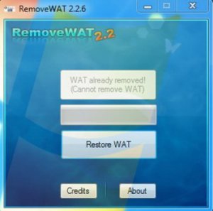 Активатор для Windows 7 RemoveWAT v2.2.6 от Hazar & Co (2011) Английский