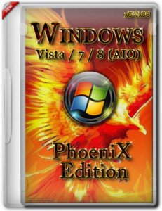 Microsoft Windows Vista / 7 / 8 (All-In-One) (PhoeniX Edition) (32bit+64bit) (2013) Русский