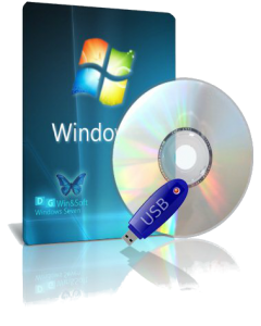 Microsoft Windows 7 SP1-u with IE9 (2 x 3in1) - DG Win&Soft 2013.02