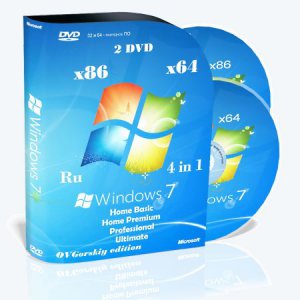 Windows 7 SP1 x86/x64 Ru 4in1 Orig-Upd 05.2013 by OVGorskiy® 2DVD (2013) Русский