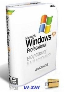 Microsoft Windows XP Professional 32 бит SP3 VL RU SATA AHCI VI-XIII by Lopatkin (2013) Русский