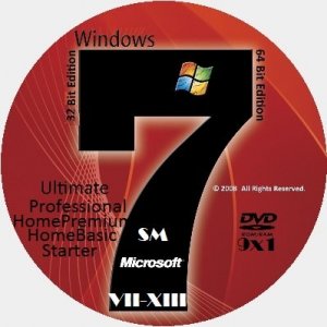 Microsoft Windows 7 SP1 x86-x64 RU SM VII-XIII COLLECTION (9 in 1) by Lopatkin (2013) Русский