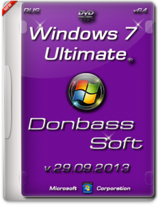 Windows 7 Ultimate SP1 DS v.29.09.13 (x64) [2013] Русский