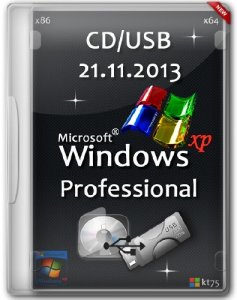 Windows XP Professional Edition VL x86/x64 CD/USB by kt75 (21.11.2013) Русский
