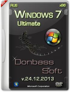 Windows 7 Ultimate SP1 Donbass Soft v.24.12.2013 (x86) (2013) Русский