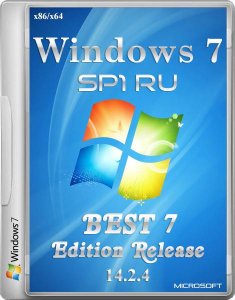 Windows 7 SP1 BEST 7 Edition Release 14.2.4 (x86/x64) (2014) [Ru]