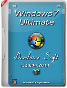 Windows 7 Ultimate SP1 Donbass Soft 28.04.2014 (x86) (2014) [Rus]