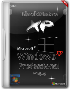 Windows XP SP3 BlackMetro v14.4 (x86) (2014) [RU]