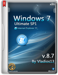 Windows 7 Ultimate SP1 x86 by vladios13 [v8.7] [Ru]