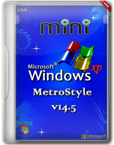 Windows XP SP3 Mini MetroStyle v14.5 (x86) (2014) [Rus]