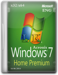 Windows 7 Home Premium Acronis (x32/x64) (2014) [ENG]