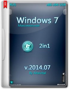 Windows 7 Максимальная SP1 USB by altaivital (x86-x64) (2014) [Rus]