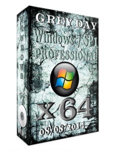 Windows 7 Professional SP1 GREY DEY by novik (x64) (2014) [RUS]