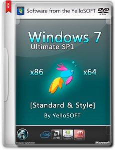 Windows 7 Ultimate SP1 Standard & Style by YelloSOFT (x86-x64) (2014) [Rus]