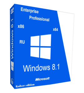 Windows 8.1 with Update Pro-Ent STR by Golver 10.2014 2DVD (x86-x64) (2014) [Rus]