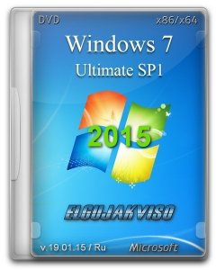 Windows 7 Ultimate SP1 by Elgujakviso Edition v19.01.15 (x86/x64) (2015) [Rus]