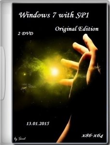 Windows 7 with SP1 Original Edition by Soul 2DVD (x86-x64) (2015) [Rus]