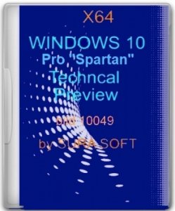Windows 10 Pro Technical Preview 10.0.10049 by sura soft (x64) (2015) [Rus]