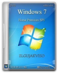 Windows 7 Home Premium SP1 Elgujakviso Edition v18.04.15 (x86-x64) (2015) [Rus]
