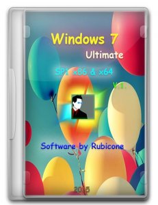 Windows 7 Ultimate SP1 by Rubicone v.1 (x86/x64) (2015) [Rus]