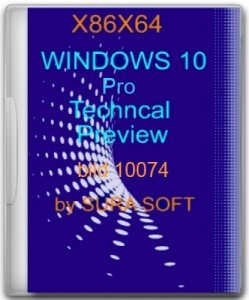 Windows 10 Pro Technical Preview by sura soft v.9.01 (х86-x64) (2015) [Rus]
