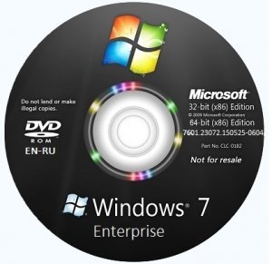 Microsoft Windows 7 Enterprise SP1 7601.23072.150525-0604 x86-x64 EN-RU by Lopatkin (2015) Rus/Eng