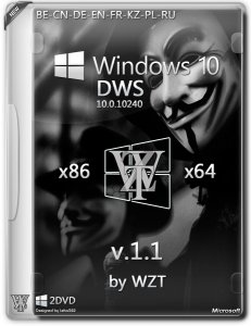 Windows 10 DWS [2DVD] by WZT (v1.1) (x86-x64) [Multi/Ru] (2015)