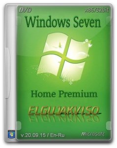 Windows 7 Home Premium SP1 Elgujakviso Edition (v20.09.15) (x86) [En/Ru] (2015)