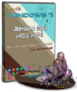 Windows 7 Ultimate SP1 Pre-Activation by TeamOS (x86/x64) [Eng/RusLP] (2015)