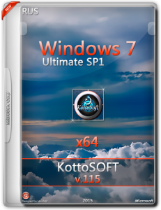 Windows 7 Ultimate KottoSOFT v.115 (х64) (RUS) [2015]