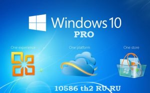 Microsoft Windows 10 Pro 10586 th2 x86-x64 RU PIP v4 by Lopatkin (2015) RUS