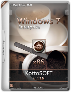 Windows 7 x86 Enterprise KottoSOFT v.118 (RU UKR ENG) [2015]