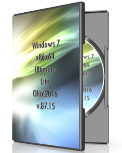 Windows 7 Ultimate Lite Ofice2016 v.87.15 by UralSOFT (x86x64) [Ru] (2015)