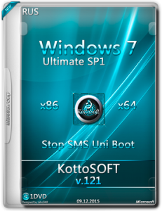 Windows 7 Ultimate KottoSOFT v.121 (x86-x64) (RUS) [2015]