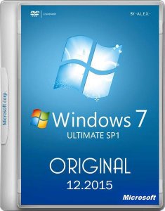 Windows 7 Ultimate SP1 Original 25.12.2015 -A.L.E.X.- (x86-x64)[Ru/En] (2015)