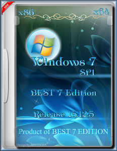 Windows 7 SP1 RU BEST 7 Edition Release 15.12.5 (x86/x64) (Ru)