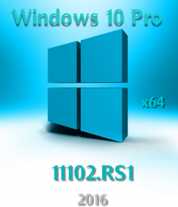 Windows 10 Pro Lite 11102.RS1 by vlazok (X64) [RU] (2016)