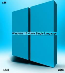 Windows 10 10586 Home Single Language mini Lite by vlazok (x86) [RU] (2016)