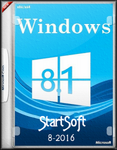 Windows 8.1 x86 x64 pe StartSoft 8-2016 [Ru](2016)