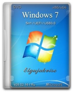 Windows 7 SP1 5in1 Elgujakviso Edition (x86/x64) [Ru] (v28.02.16)