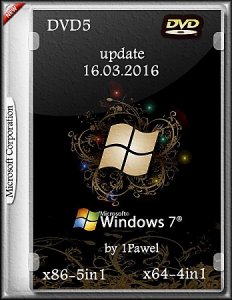 Microsoft Windows 7 (x86-5in1 x64-4in1 DVD5) update 16.03.2016 by 1Pawel [Ru]