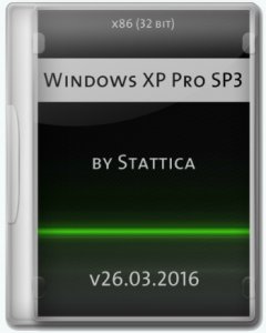 Windows XP Pro SP3 v26.03.2016 by Stattica (x86) [Ru] (2016)